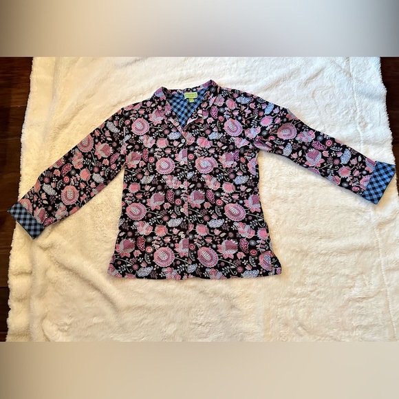 Vera Bradley Long Sleeve Matching Pajama Set. Excellent Condition Size Small - Picture 1 of 5